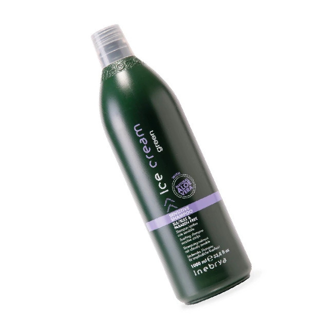 شامپو تقویت کننده و ترمیم کننده مو آیس کریم مدل Aloe Vera حجم 1000 میلی لیتر