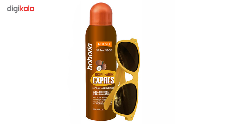 اسپری برنز کننده باباریا مدل Expres Coconut حجم 200 میلی لیتر