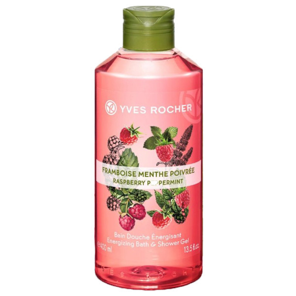 شامپو بدن ایوروشه اورجینال مدل raspberry peppermint حجم 400 میلی لیتر