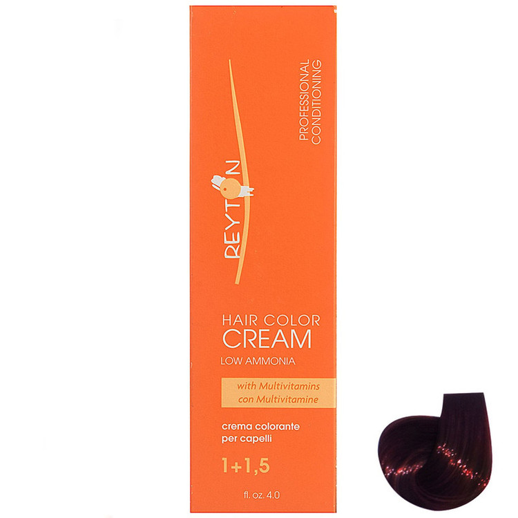 رنگ مو ریتون سری Red مدل Violet Red Medium Blonde شماره 7.76 حجم 120 میلی لیتر رنگ قرمز فانتزی