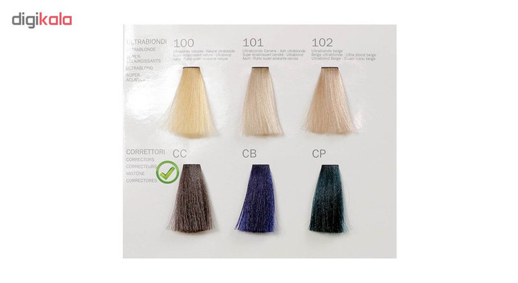 رنگ مو فشینلی سری Correctors مدل فانتزی خاکستری شماره CC