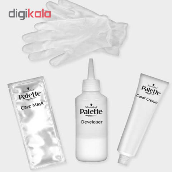 کیت رنگ مو پلت سری DELUXE شماره 3-7 حجم 50 میلی لیتر رنگ بلوند دودی
